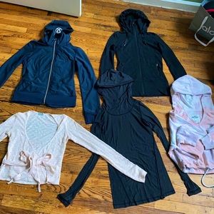 5 Pieces of outerwear